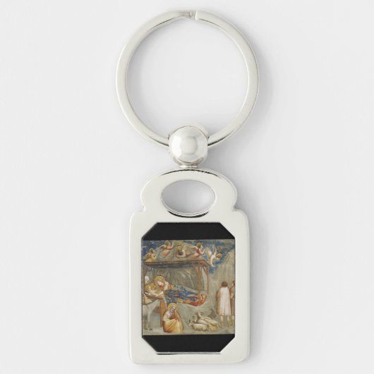 Porte-clés La Nativité de Jésus Christ par Giotto (Devant)