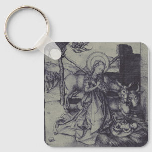 Porte-clés La Nativité de Noël Stark Ink Art