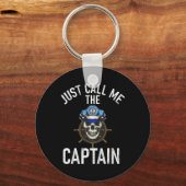 Porte-clés La navigation, appelez-moi simplement le capitaine (Recto)