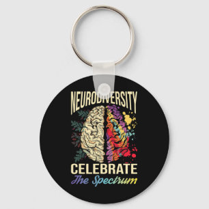 Porte-clés La Neurodiversité Célèbre Le Spectre De L'Autisme