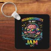 Porte-clés La Neurodiversité Est Ma Passion (Recto)
