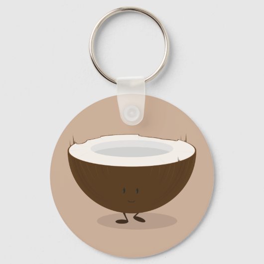 Porte-clés La noix de coco souriante (Recto)