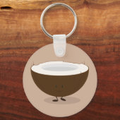 Porte-clés La noix de coco souriante (Recto)