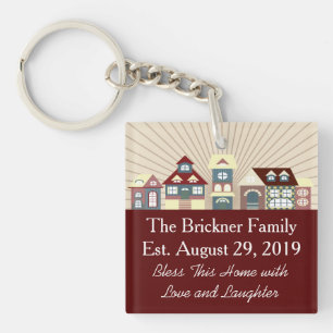 Porte-clés La nouvelle maison a juste déplacé le porte - clé