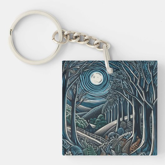 Porte-clés La nuit dans le bois (Devant)