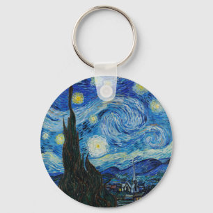 Porte-clés La nuit étoilée de Vincent Van Gogh