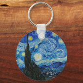 Porte-clés La nuit étoilée de Vincent Van Gogh (Verso)