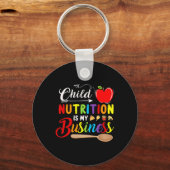 Porte-clés La nutrition infantile est mon entreprise mignonne (Recto)