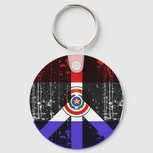 Porte-clés La Paix Au Paraguay (Recto)