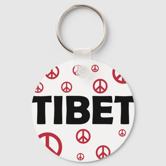 Porte-clés La Paix Au Tibet (Recto)