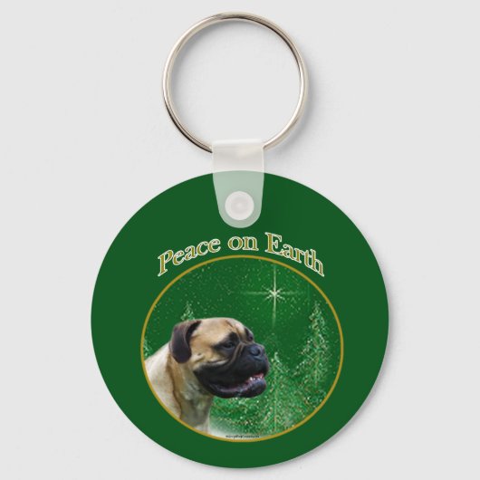 Porte-clés La paix Bullmastiff (Recto)