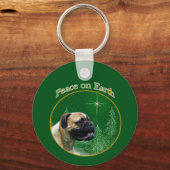 Porte-clés La paix Bullmastiff (Verso)