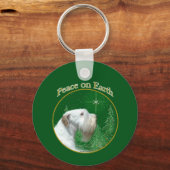 Porte-clés La paix de Sealyham Terrier sur Terre (Verso)