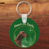 Porte-clés La paix de Setter en Irlande (Verso)