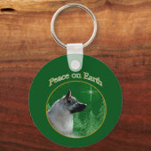 Porte-clés La paix Elkhound en Norvège (Recto)