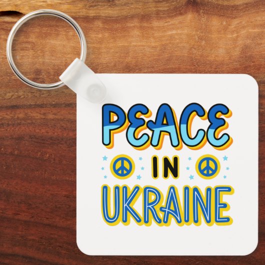 Porte-clés La paix en Ukraine Porte - clé (Recto)