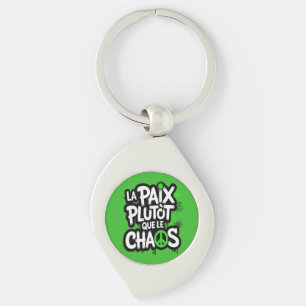 Porte-clés La paix est un choix