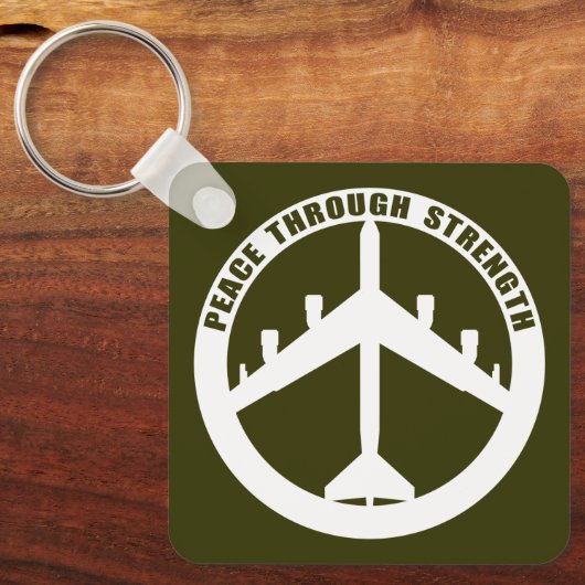 Porte-clés La Paix Par La Force (Recto)