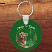 Porte-clés La paix rétriquatrice d'or (Verso)