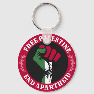 Porte-clés La Palestine libre met fin à l'apartheid II