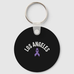 Porte-clés LA Pancreatic Cancer LA Los Angeles Sensibilisatio