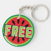 Porte-clés La pastèque Palestine libre - Liberté pour les Pal (Dos)