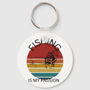 Porte-clés La pêche est ma passion, la pêche