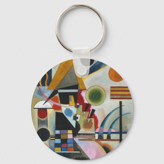 Porte-clés La peinture Abstraite de Kandinsky (Recto)