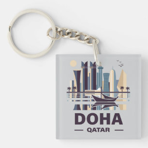 Porte-clés La péninsule de Doha Qatar