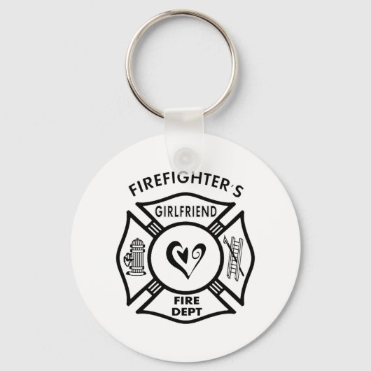 Porte-clés La petite amie du pompier (Recto)
