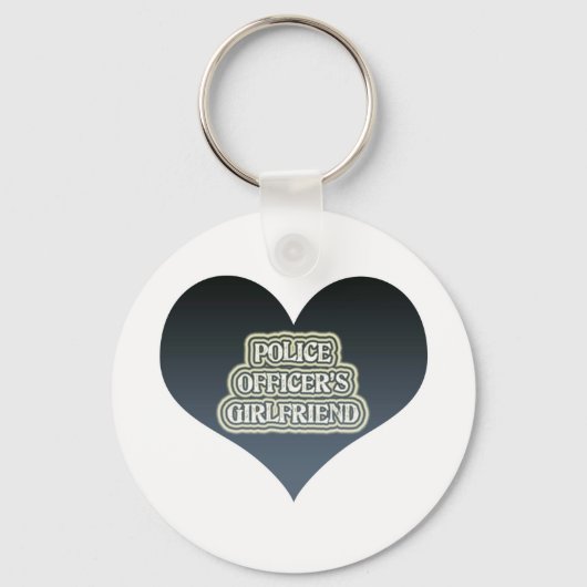 Porte-clés La petite amie d'un policier (Recto)