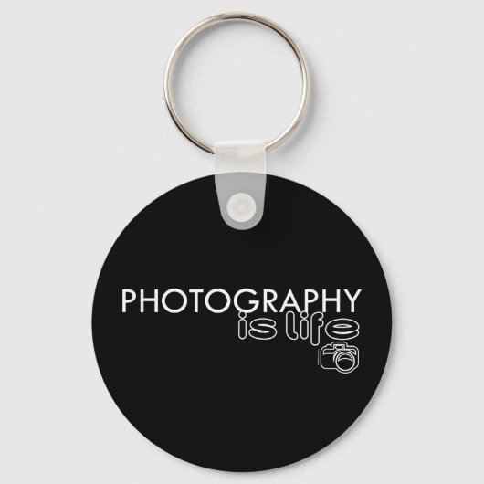 Porte-clés La photographie est la vie (Recto)