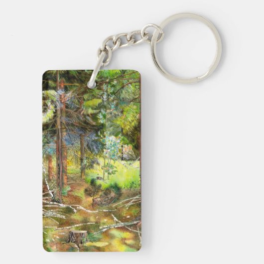 Porte-clés La pinède (Dos)