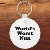 Porte-clés La pire soeur du monde (Recto)