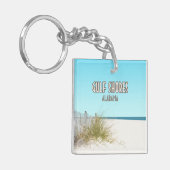 Porte-clés La plage de Gulf Shores Alabama (Devant gauche)