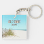 Porte-clés La plage de Gulf Shores Alabama (Dos)