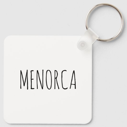 Porte-clés La plage de Minorque (Dos)