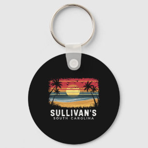 Porte-clés La plage de planche de surf de Sullivan en Carolin