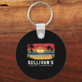 Porte-clés La plage de planche de surf de Sullivan en Carolin (Recto)