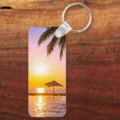 Porte-clés La Plage D'Été Avec La Mer (Verso)