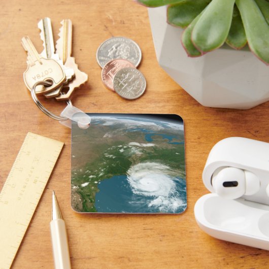 Porte-clés La Planète Panoramique Terre Et Les Etats-Unis. (Bureau)