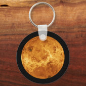 Porte-clés La planète Vénus de l'espace extra-atmosphérique (Recto)