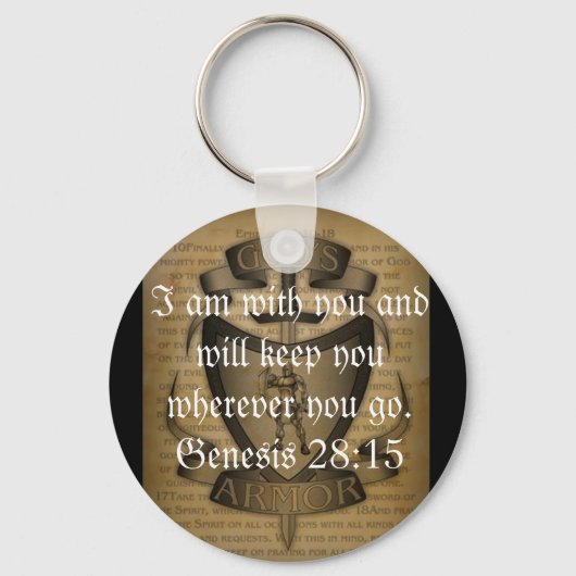 Porte-clés La pleine protection de Dieu (Recto)