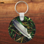 Porte-clés La plumes tombée (Recto)