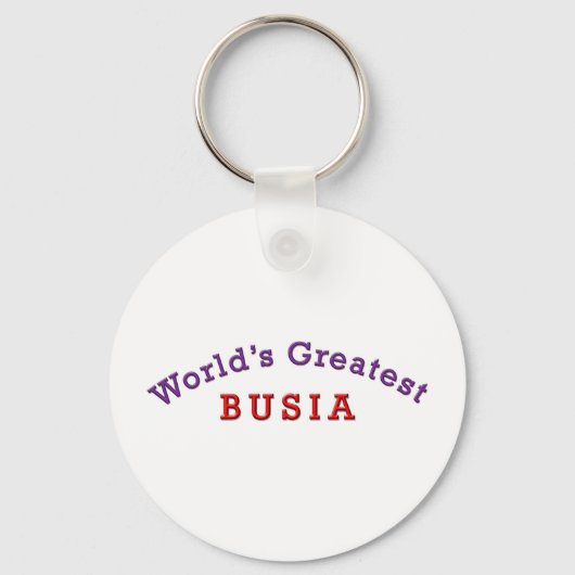 Porte-clés La plus grande Busia du monde (Recto)