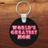 Porte-clés La plus grande maman du monde (Recto)