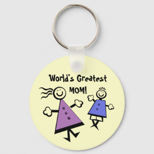 Porte-clés La plus grande MAMAN du monde ! Porte - clé