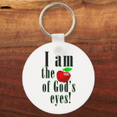 Porte-clés La pomme des yeux de Dieu (Recto)