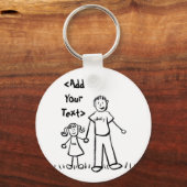 Porte-clés La Porte - clé de papa (Recto)