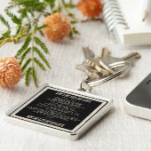 Porte-clés La prière de noeuds (Côté)